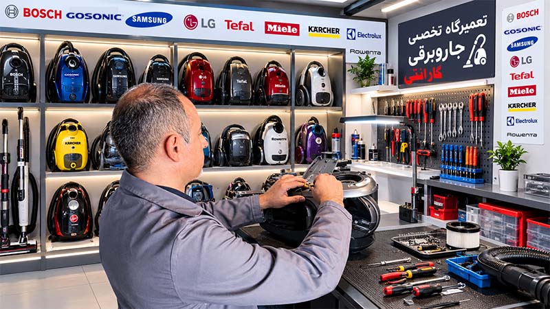 تعمیرگاه جاروبرقی گارانتی